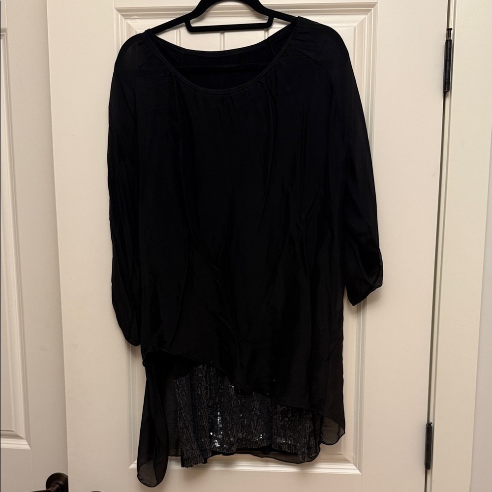 Elegant Black Women's Top